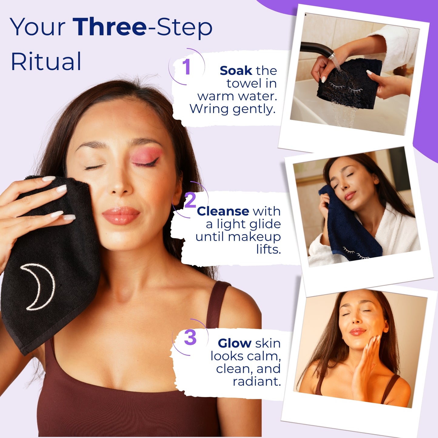 Bamboo Makeup Towels Set