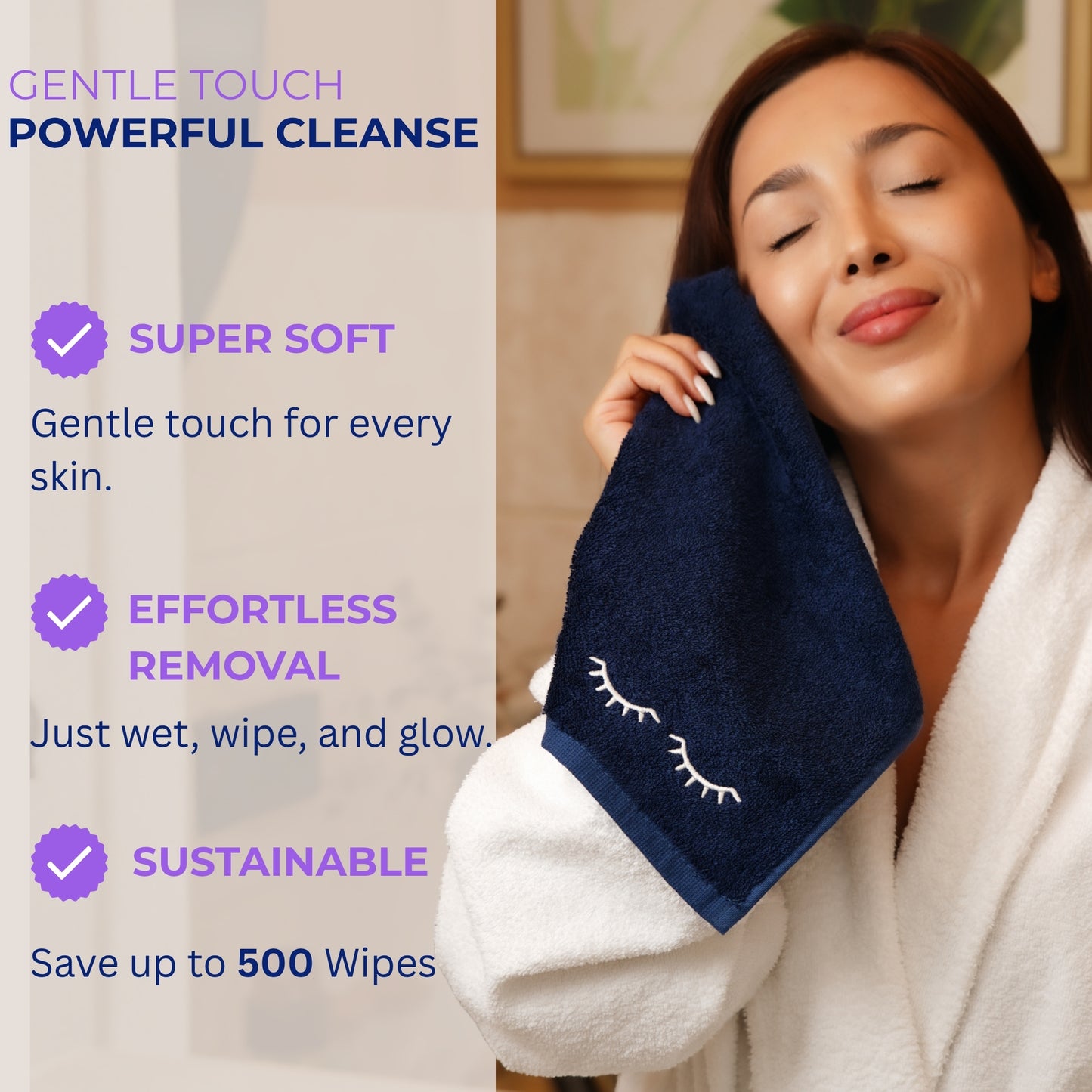 Bamboo Makeup Towels Set