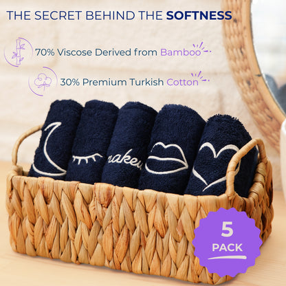 Bamboo Makeup Towels Set